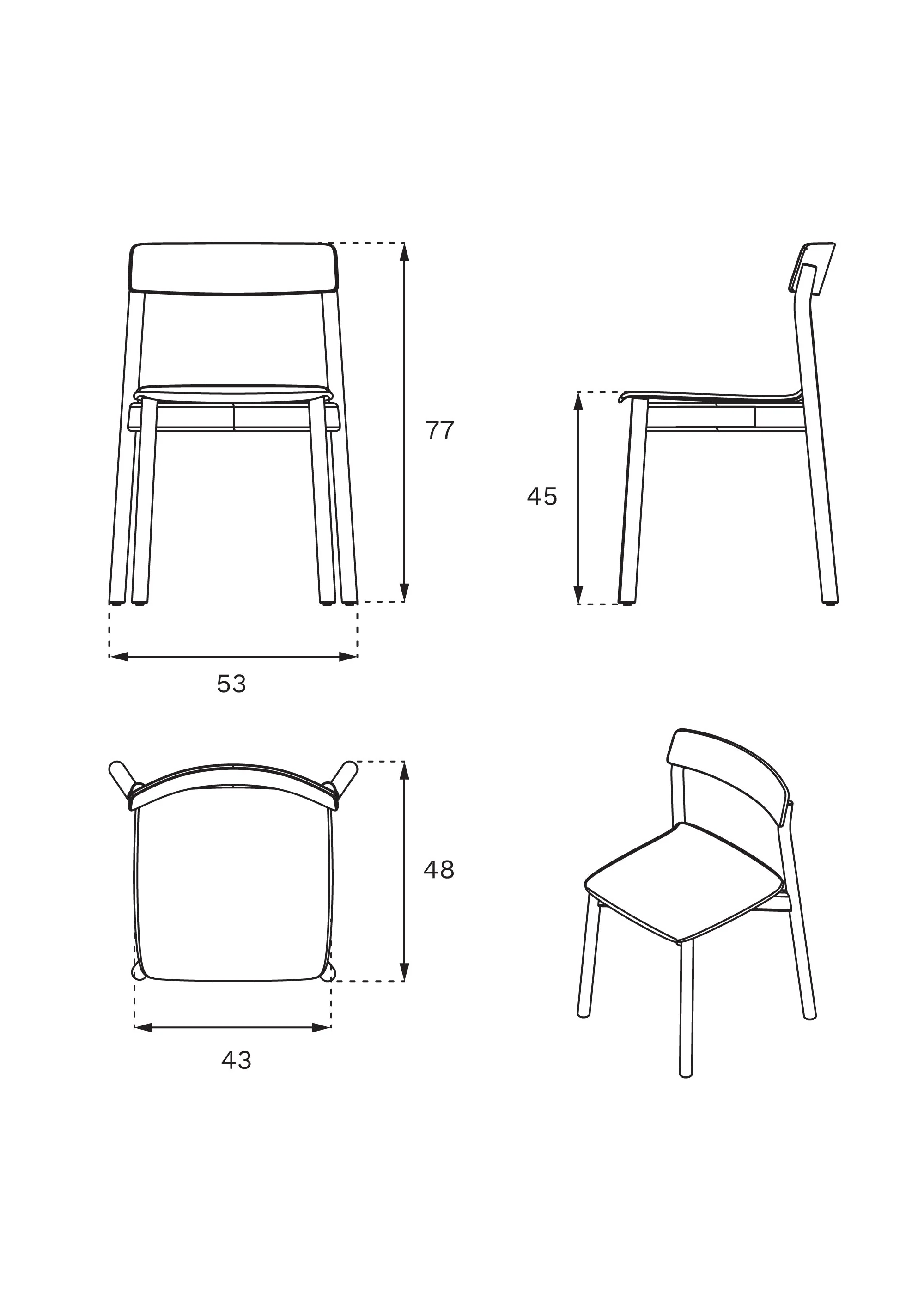ARCHE chair / Natur oak - Image 12
